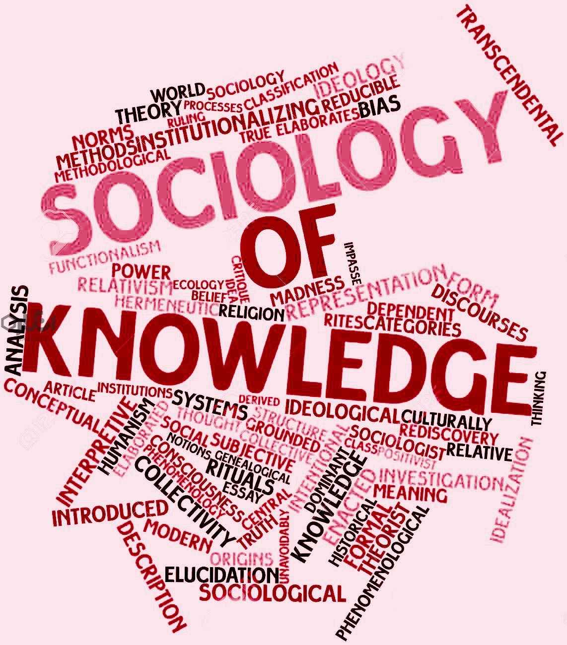 sociology of knowledge with related tags and terms