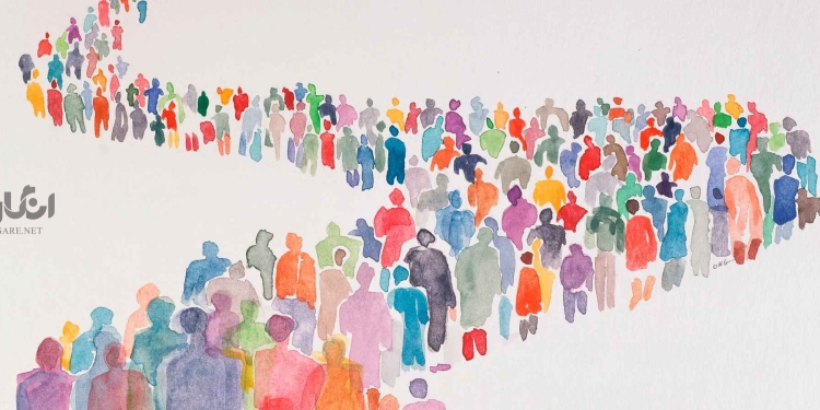 حافظه جمعی 1 crowd of people illustration حافظه جمعی