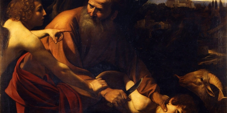 نقد خوانش کیرکگارد از تجربه دینی قربانی کردن اسحاق 1 By Caravaggio, 1603, Uffizi, Florence